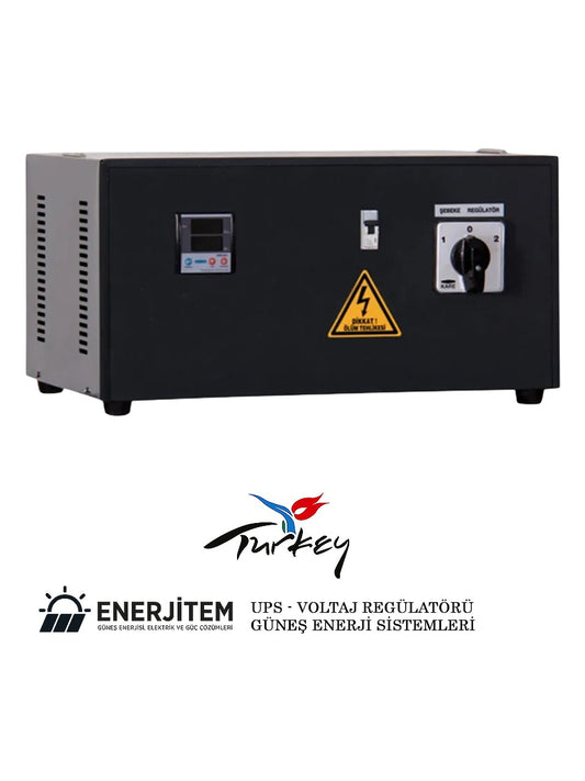 Enerjitem Regulator 15 Kva Single Phase Servo Controlled Voltage Regulator, 15 Kva Regulator
