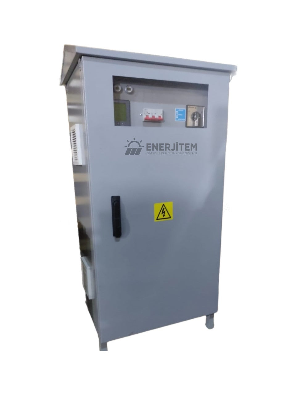 Régulateur de tension externe triphasé IP55 100 kVA Enerjitem, avec contrôle statique à thyristors, régulateur de tension 100 kVA