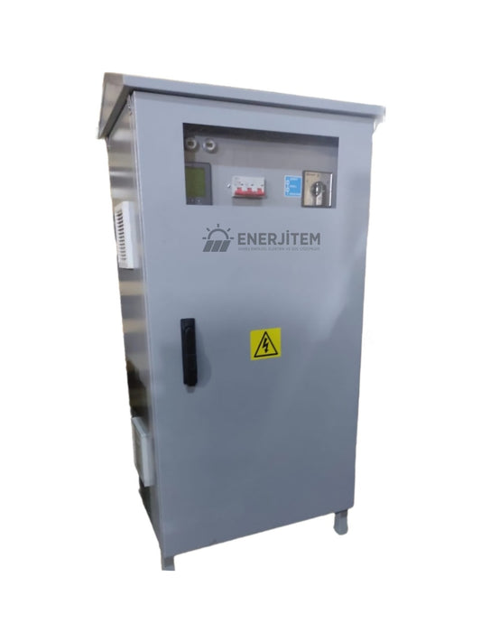 Régulateur de tension statique à thyristors triphasé Enerjitem IP55, EXTERIEUR, 150 Kva, Régulateur 150 Kva