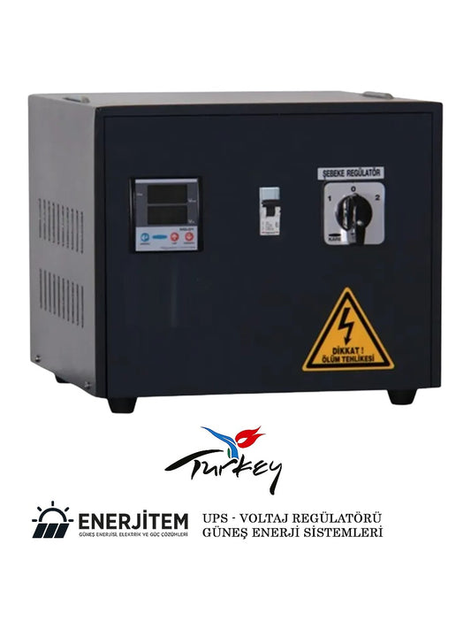 Enerjitem Regulator 3.5 Kva Single Phase Servo Controlled Voltage Regulator, 3.5 Kva Regulator