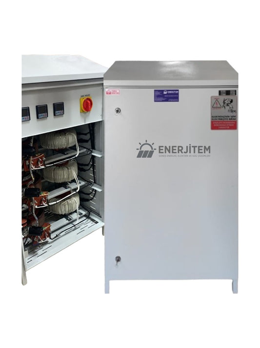 Enerjitem IP55,OUTDOOR Regulator 150 Kva Three Phase Servo Controlled Voltage Regulator, 150 Kva Regulator