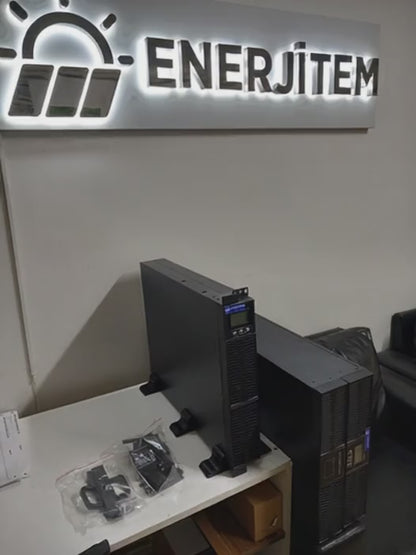 ENERJİTEM 10 KVA (16X7AH) RACK MOUNT 6/14MIN ONLINE UPS