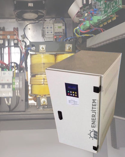 Enerjitem Three Phase Rectifier, battery Charger, 380 Vac Input / 48 Vdc 100 Ah Output