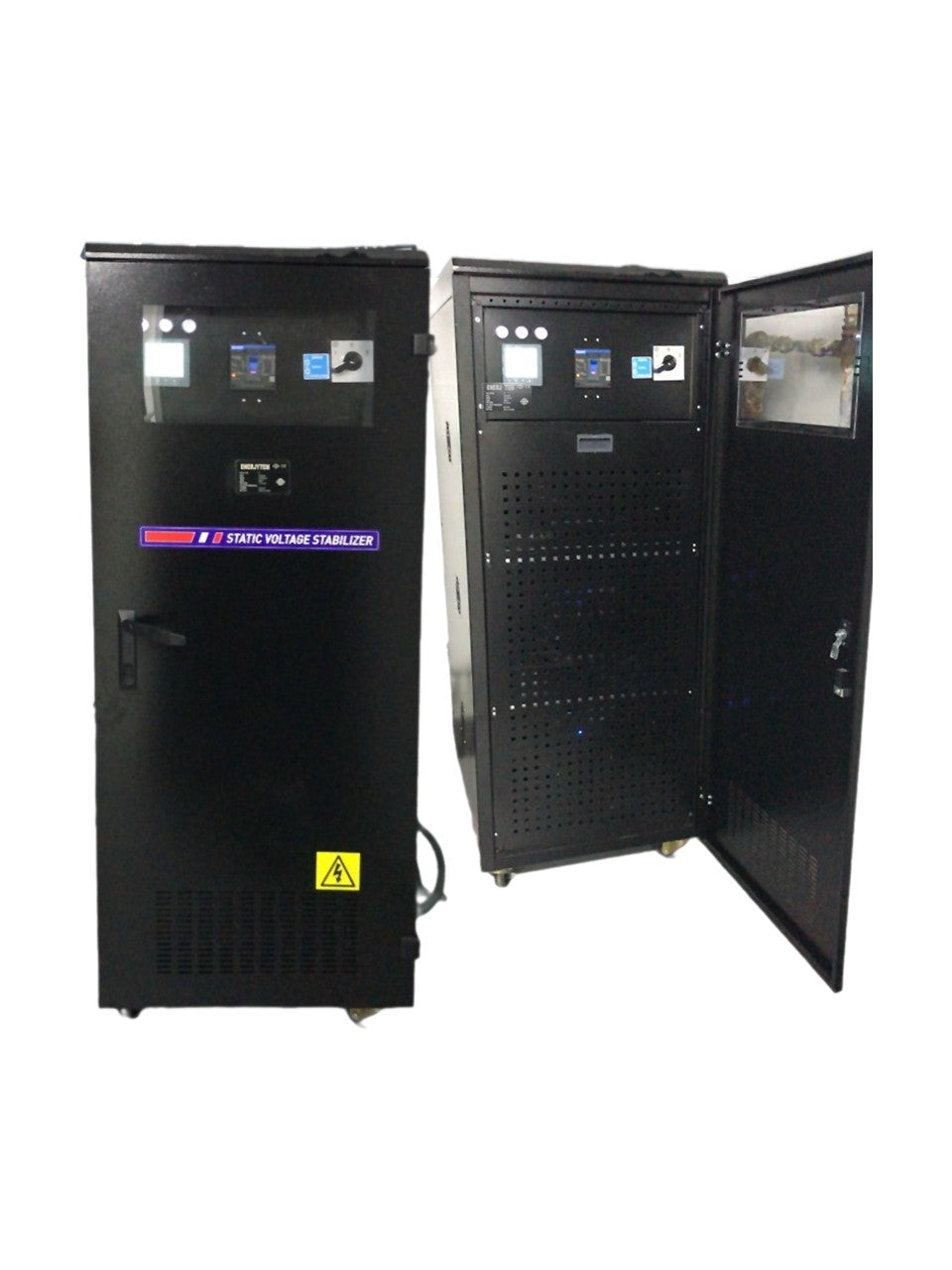 Enerjitem Static Voltage Regulator 150 Kva Three Phase, Special Production, Very Quiet, Thyristor controlled