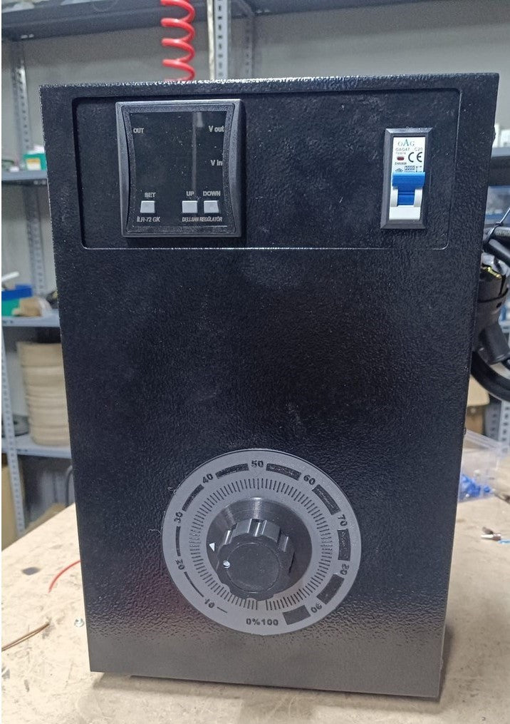 Enerjitem 5 كيلو فولت أمبير 0-300 فولت جهاز فحص Variac، ضبط الجهد، أحادي الطور